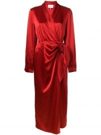 Ezra wrap dress at Farfetch